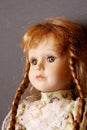 Old porcelain doll Royalty Free Stock Photo