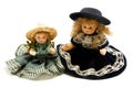 Old porcelain dolls