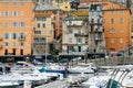 The old port of Bastia Corsica