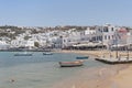 The old port of Chora, Mykonos, Greece Royalty Free Stock Photo