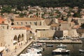 Old port and Dominican monastery. Dubrovnik. Croatia Royalty Free Stock Photo