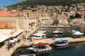 Old port. Dubrovnik. Croatia Royalty Free Stock Photo