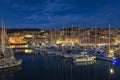 Old Port Genoa Night Royalty Free Stock Photo