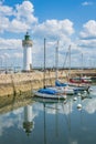 Old port of Haliguen on the Quibreon peninsula, Brittany, France