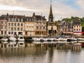 Old port. Honfleur, Normandy, France Royalty Free Stock Photo