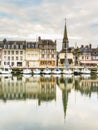 Old port. Honfleur, Normandy, France Royalty Free Stock Photo