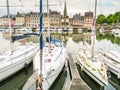 Old port. Honfleur, Normandy, France Royalty Free Stock Photo