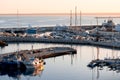 Old port and marina in Limassol, Cyprus Royalty Free Stock Photo