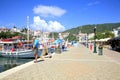 Old Port, Skiathos Town, Greece. Royalty Free Stock Photo