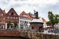 The Old port in the old town of Stade Royalty Free Stock Photo