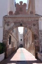 Old portuguese architecture in Essaouira In Morocco