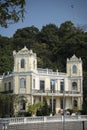 Old portuguese colonial architecture mansion in macau  china Royalty Free Stock Photo