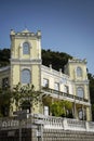 Old portuguese colonial architecture mansion in macau  china Royalty Free Stock Photo