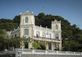 Old portuguese colonial architecture mansion in macau  china Royalty Free Stock Photo