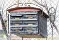 Old post box in Budapest, Hungary, Europe. Royalty Free Stock Photo