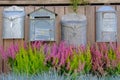 Old post boxes Royalty Free Stock Photo