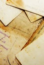 Old post cards Royalty Free Stock Photo