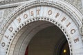 Old Post Office Arch Entrance. Washington DC. June 2006 Royalty Free Stock Photo