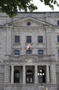 Quebec, 28th June: Old Post Office Building details from Old Quebec City in Canada Royalty Free Stock Photo