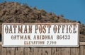 Old Post Office sign, Oatman, Arizona