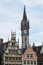 Old Post office tower in Ghent, Belgium Royalty Free Stock Photo