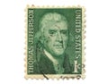 Old postage stamp from USA 1 cent Royalty Free Stock Photo