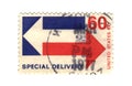 Old postage stamp from USA Royalty Free Stock Photo