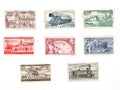 Old postage stamps from Czechoslovakia