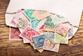 Old postage stamps Royalty Free Stock Photo