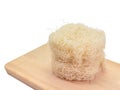 Old pot rice noodles, Taiwanese instant dried thin noodle food with wooden board