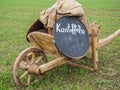 Old potato cart harvest time