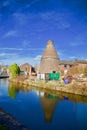 Old pottery factory on the canal Royalty Free Stock Photo