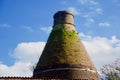 Sun and shadows and old pottery kiln Royalty Free Stock Photo