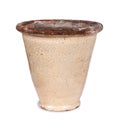 Old pottery and handmade flower pot Royalty Free Stock Photo