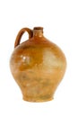 Old pottery jug for wine Royalty Free Stock Photo