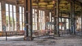 Old Power House: Structural Steel Tagged Royalty Free Stock Photo
