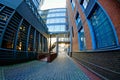 Old power station EC1 in Lodz by fisheye lens - revitalized buildings and machines - EC1 Science and Technology Center