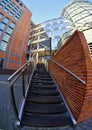 Old power station EC1 in Lodz by fisheye lens - revitalized buildings and machines - EC1 Science and Technology Center