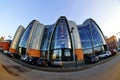 Old power station EC1 in Lodz by fisheye lens - revitalized buildings and machines - EC1 Science and Technology Center