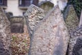 Old Prague Jewish cemetery Royalty Free Stock Photo