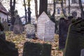 Old Prague Jewish cemetery Royalty Free Stock Photo