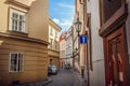 Old Prague street Royalty Free Stock Photo