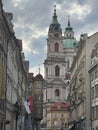 Old Prague Street View in Prague, Czech Republic Royalty Free Stock Photo