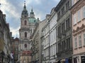 Old Prague Street View in Prague, Czech Republic Royalty Free Stock Photo