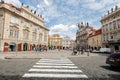 Old Prague town hall always in the center of attention