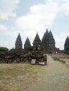 Old Prambanan Tample In Jogjakarta Indonesia Royalty Free Stock Photo