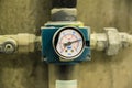 Old pressure manometer Royalty Free Stock Photo