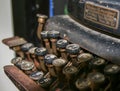 Old typewriter, birthplace of Nobel Laureate Andric I.