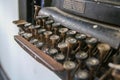Old typewriter, birthplace of Nobel Laureate