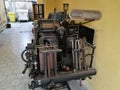 Old printing machine Heidelberg